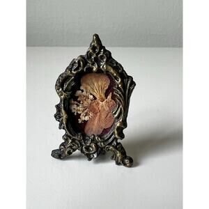 Picture Frame Baroque Style Pressed Flowers Mini Small